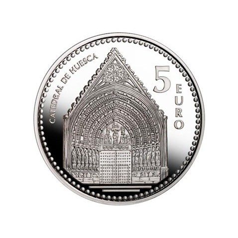 Moneda 2010 Capitales de provincia. Huesca. 5 euros. Plata