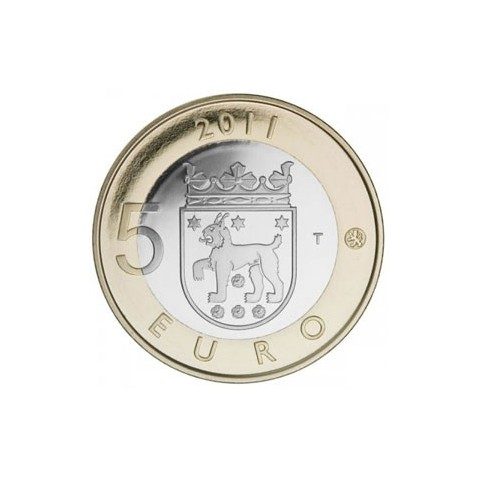 moneda Finlandia 5 Euros 2011 (3ª) Tavastia-Hame.