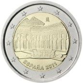 moneda conmemorativa 2 euros España 2011 Alhambra.