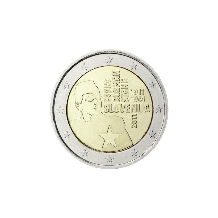 moneda conmemorativa 2 euros Eslovenia 2011.