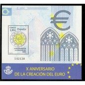 4496 X Aniversario de la creación del euro.
