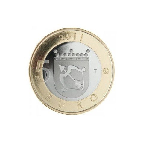 moneda Finlandia 5 Euros 2011 (4ª). Savonia.