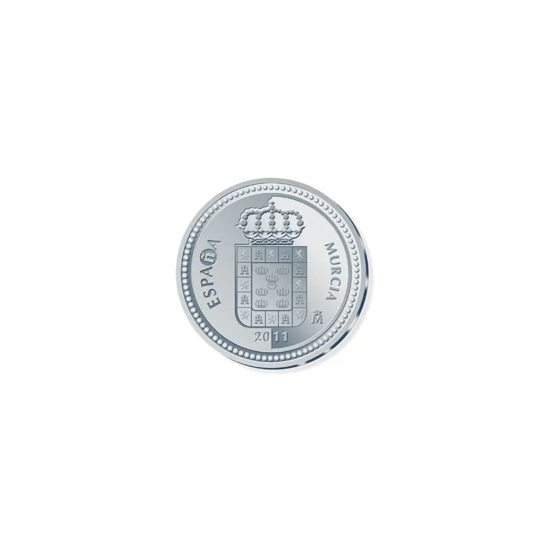 Moneda 2011 Capitales de provincia. Murcia. 5 euros. Plata.