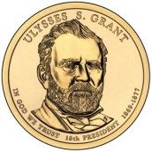 E.E.U.U. 1$ (2011) 18º  Presidencial Ulysses S. Grant (2cecas)