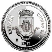 Moneda 2011 Capitales de provincia. Ciudad Real. 5 euros. Plata.