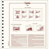 FILOBER sellos ESPAÑA 2011 montado con estuches
