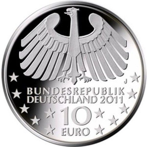 moneda Alemania 10 Euros 2011 J. Tunel Elba.