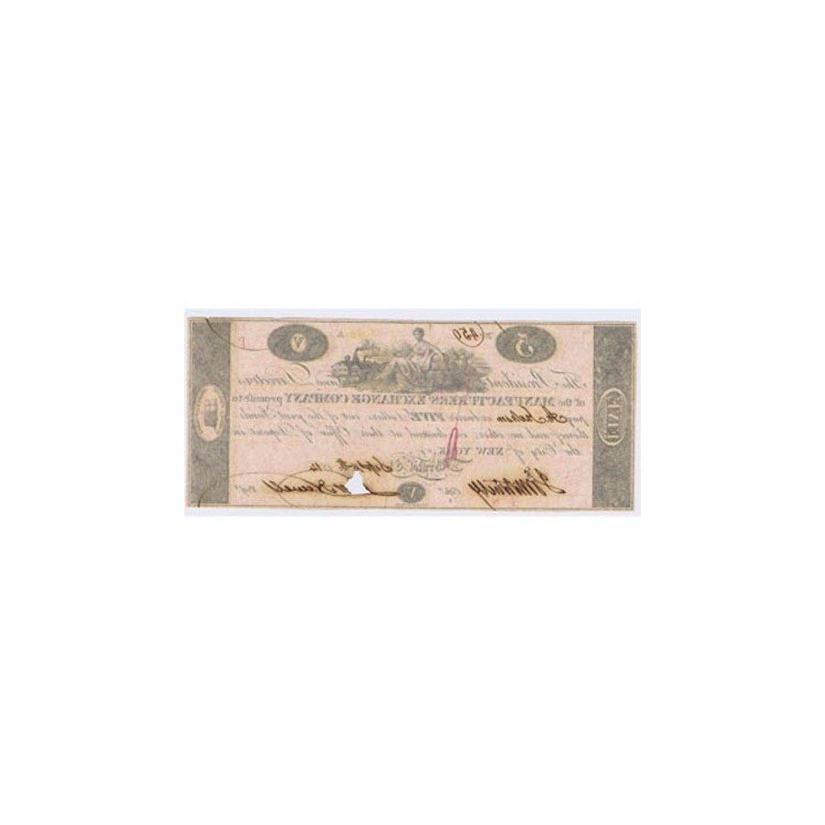 New York 5$ 1814. Manufacturer's Exchange Company. SC.