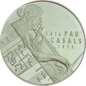 5 ECU. ECU de Catalunya. Pau Casals. (1993). Incluye CD.