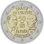 moneda conmemorativa 2 euros Alemania 2013 Tratado Eliseo. 5 mon