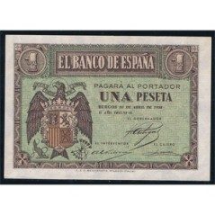 (1938/04/30) Burgos. 1 Peseta. SC.