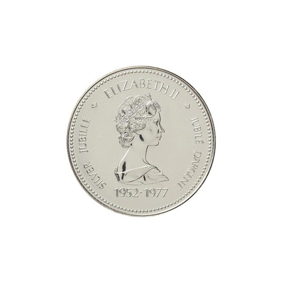 Canada 1$ 1977 Jubileo 1952-1977. Plata