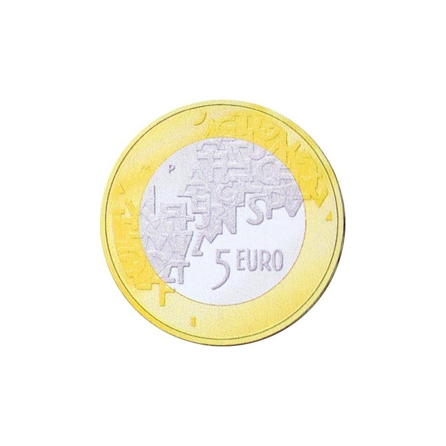 moneda Finlandia 5 Euros 2006 (Presidencia Consejo U.E.).