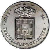 Portugal 5 Euros 2013 Tesoros numimaticos Maria II.