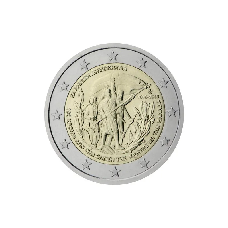 moneda conmemorativa 2 euros Grecia 2013. Creta.