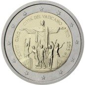 moneda conmemorativa 2 euros Vaticano 2013. Estuche Oficial.