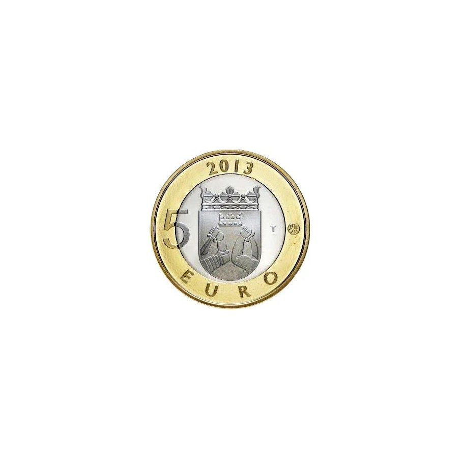 moneda Finlandia 5 Euros 2013 Carelia.
