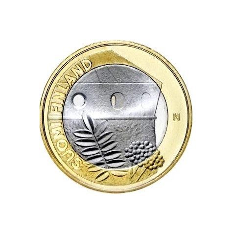 moneda Finlandia 5 Euros 2013 Savonia.