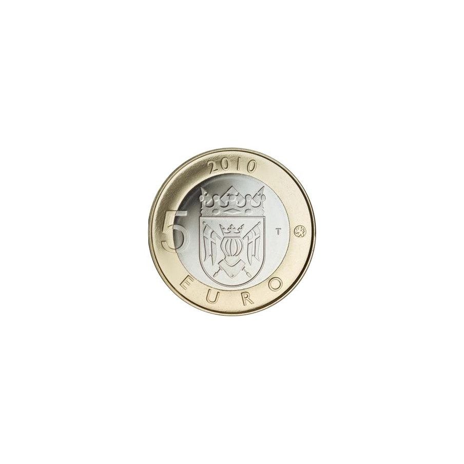 moneda Finlandia 5 Euros 2010 (1ª) Cartera proof