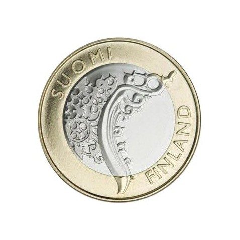 moneda Finlandia 5 Euros 2010 (1ª) Cartera proof
