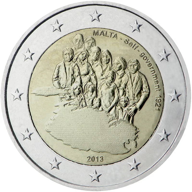 moneda conmemorativa 2 euros Malta 2013.