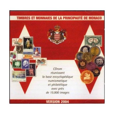 Catálogo en CD Room sellos Mónaco. Edición 2004.