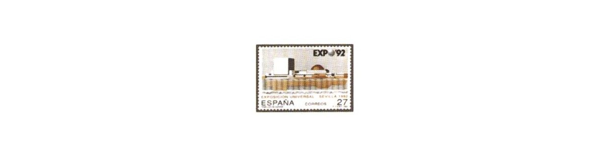 Sellos de España año 1992