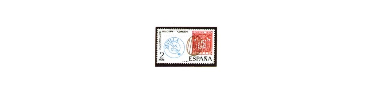Sellos de España Año 1974