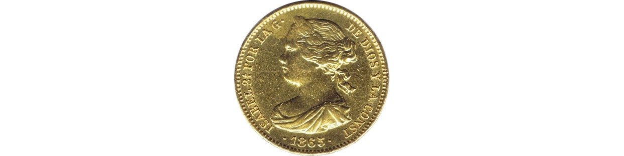 Monedas españolas oro
