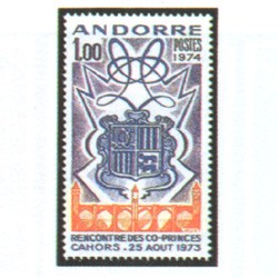 Sellos Andorra Francesa 1974