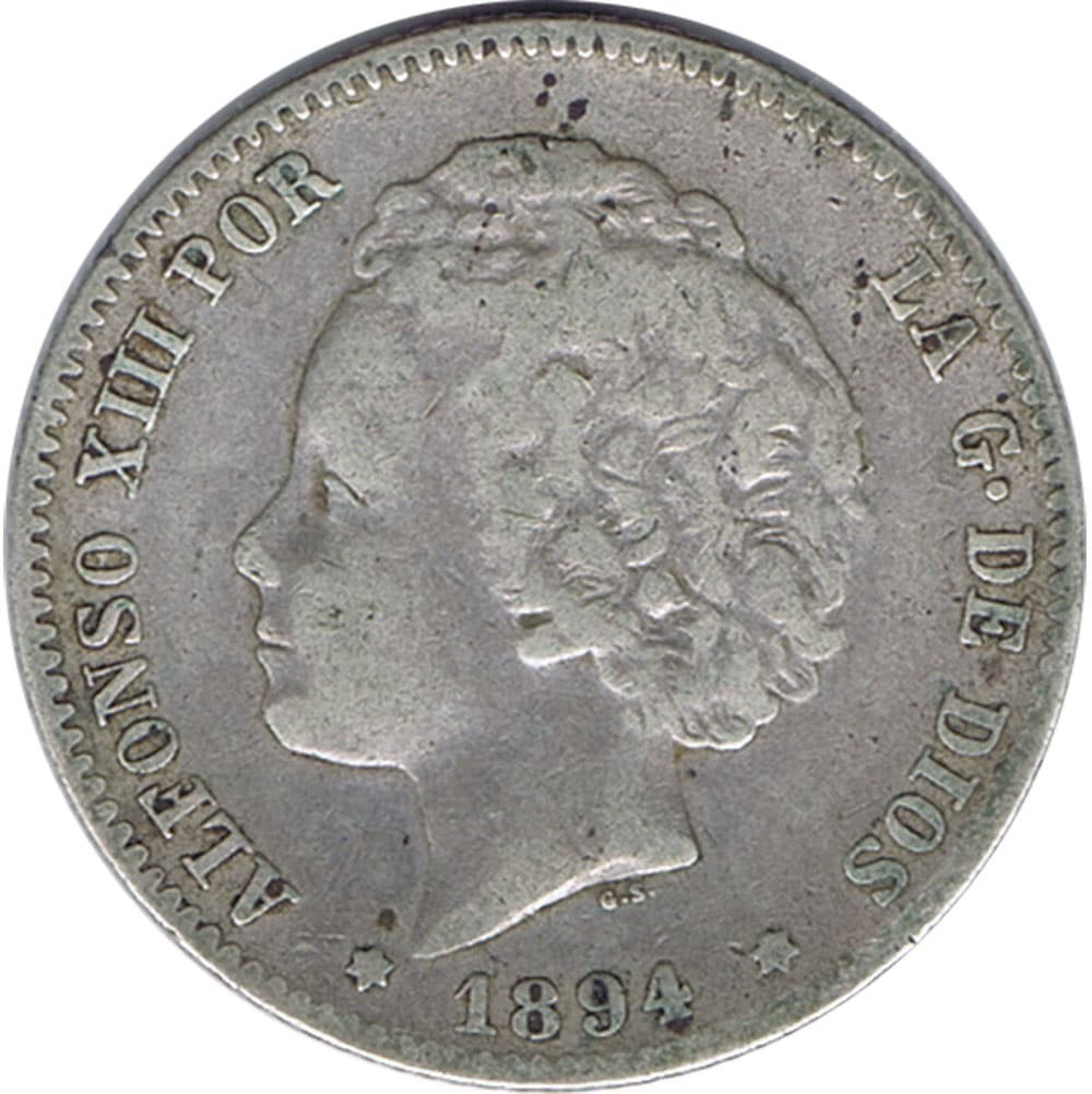 Monedas 1 Peseta-Plata