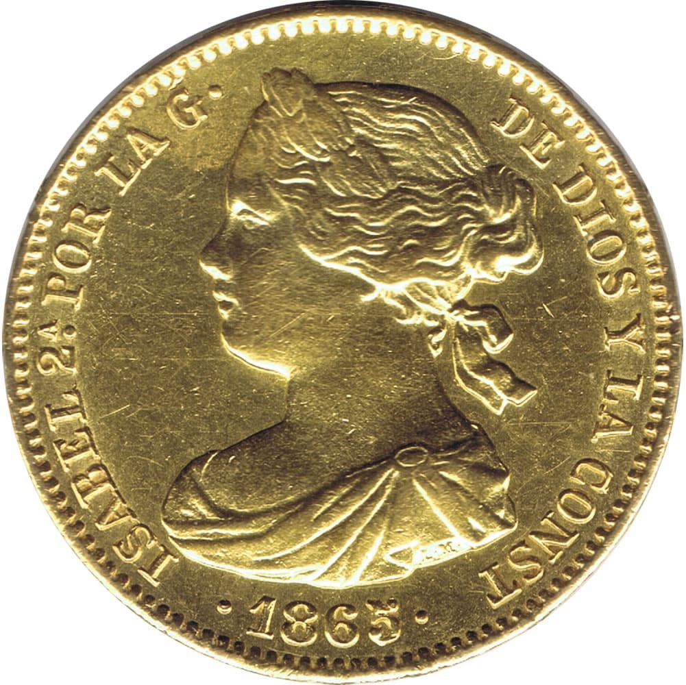 Monedas españolas oro